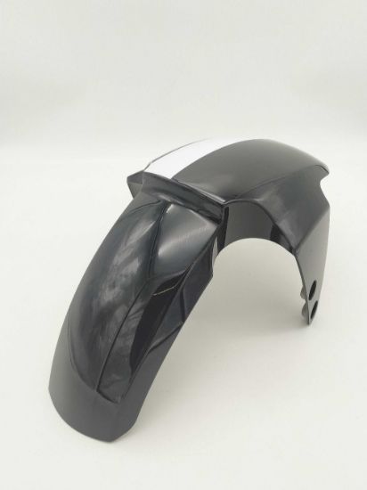 NQi GT Pro Front fender (Black+ White) 30406092 NIU N1S-GT Front fender (Black White) back